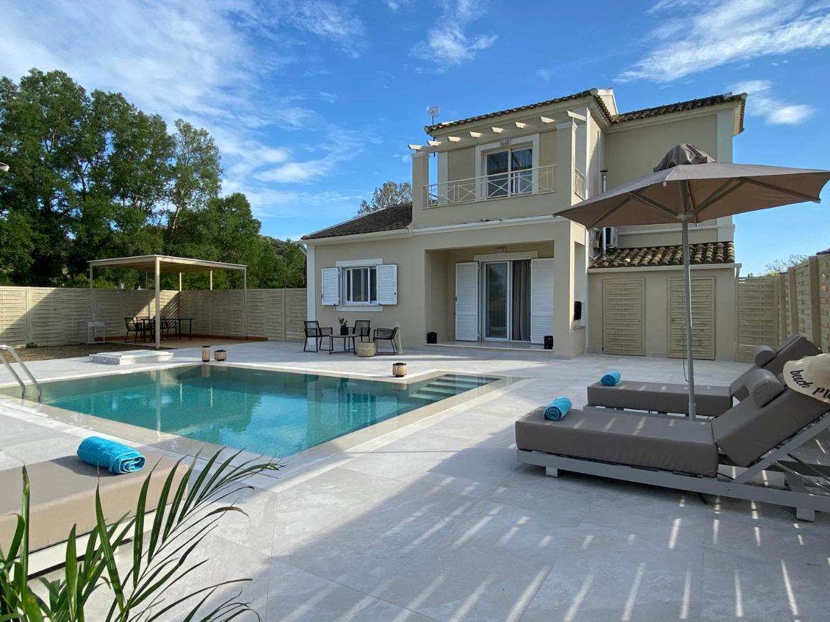 My Corfu Luxury Villa With Private Pool Sidárion Exterior photo