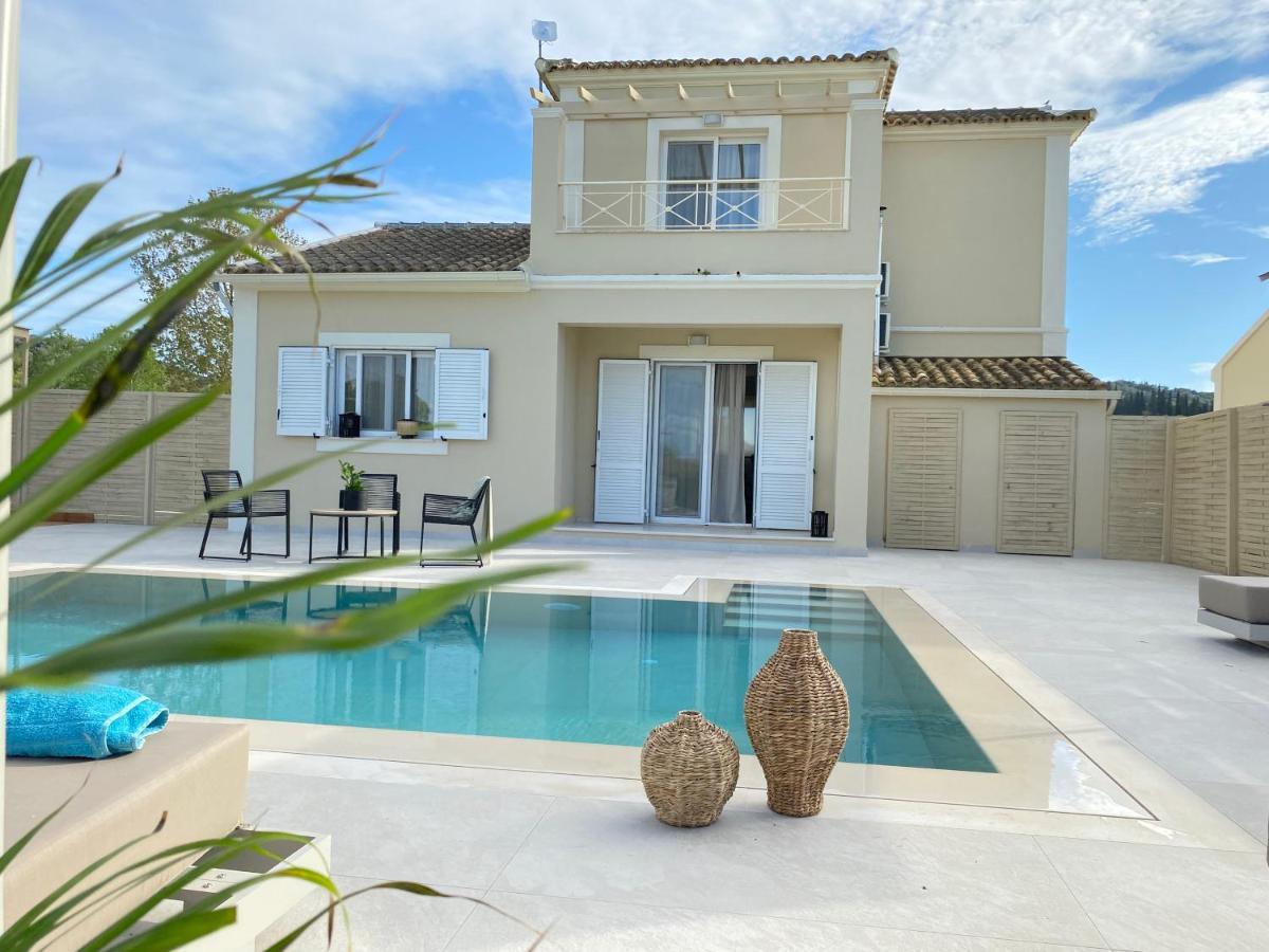My Corfu Luxury Villa With Private Pool Sidárion Exterior photo