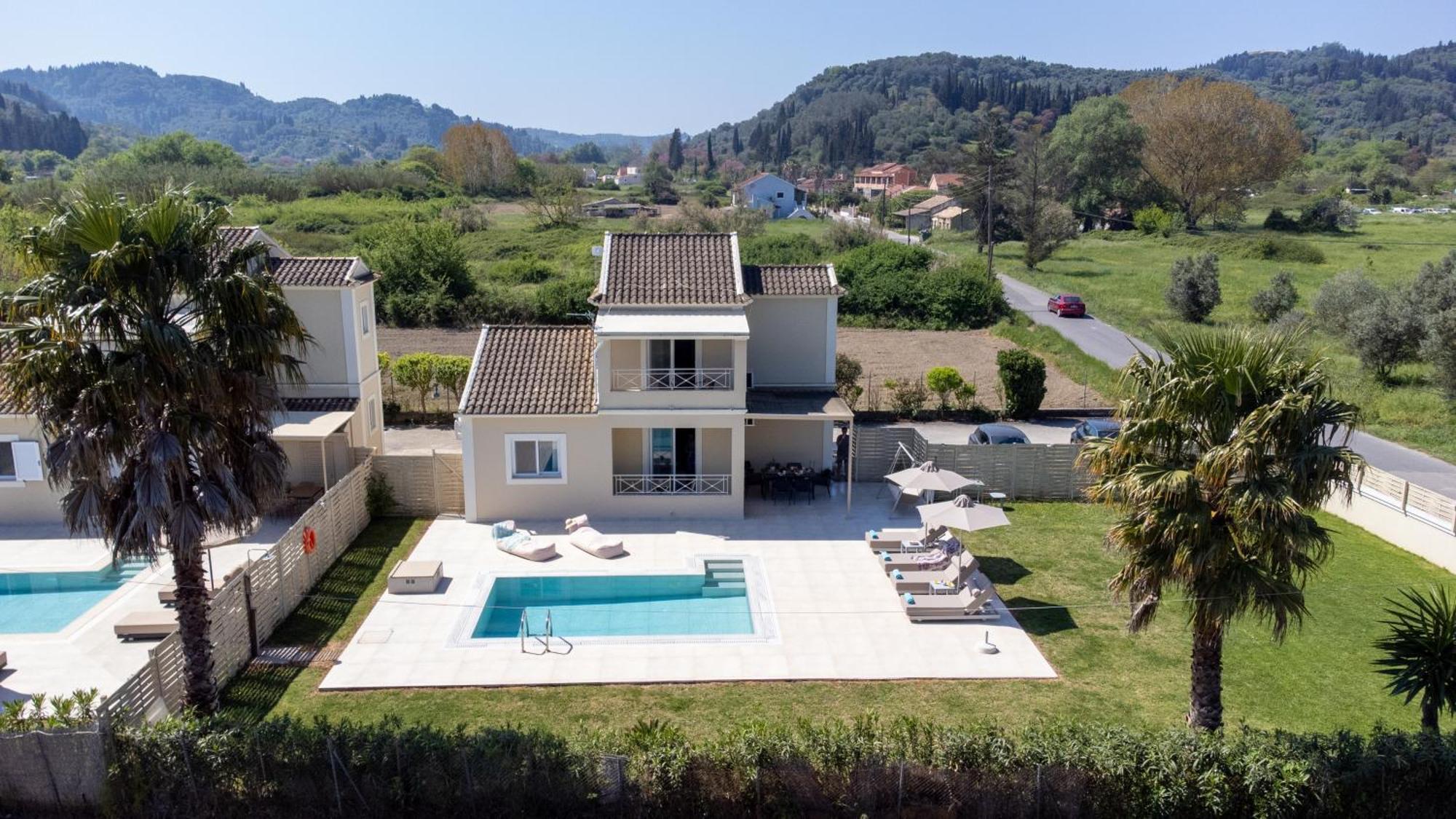 My Corfu Luxury Villa With Private Pool Sidárion Exterior photo