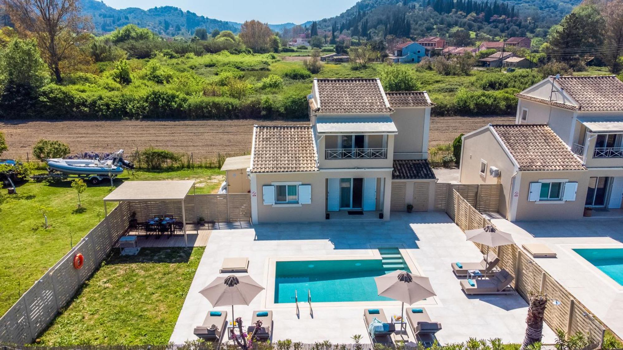 My Corfu Luxury Villa With Private Pool Sidárion Exterior photo